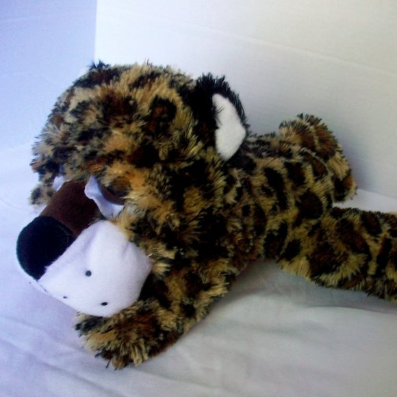 Fiesta Toy Foobies Lying Jungle Leopard Plush 13.5 - Picture 1 of 5